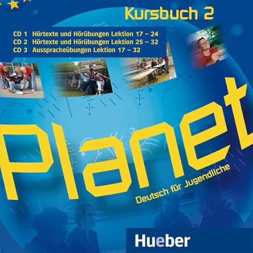 Planet 2: Deutsch für Jugendliche.Deutsch als Fremdsprache / 3 Audio-CDs zum Kursbuch Planet 2: Deutsch für Jugendliche.Deutsch als Fremdsprache / 3 Audio-CDs zum Kursbuch