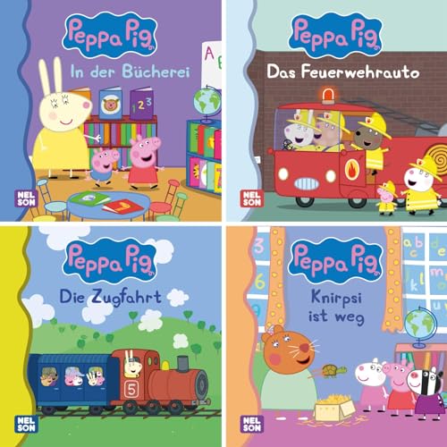 4er-Set Maxi-Mini 42: Peppa Pig: Im Mitnahme-Format ab 3 Jahren (Nelson Maxi-Mini: Maximaler Vorlesespaß!)