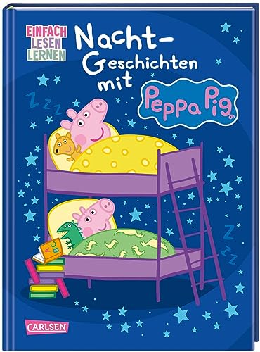 Peppa Wutz: Nacht-Geschichten mit Peppa Pig: Einfach Lesen Lernen | 2 niedliche Peppa Wutz-Geschichten rund ums Thema Schlafen für Leseanfänger*innen ... vielen Bildern, Comic-Elementen und Rätseln Peppa Wutz: Nacht-Geschichten mit Peppa Pig: Einfach Lesen Lernen | 2 niedliche Peppa Wutz-Geschichten rund ums Thema Schlafen für Leseanfänger*innen ... vielen Bildern, Comic-Elementen und Rätseln
