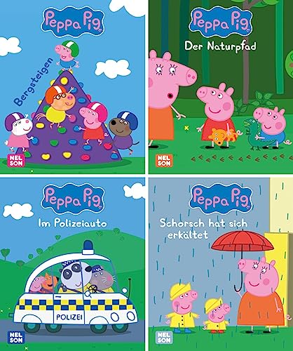 Nelson Mini-Bücher: Peppa Pig 25-28: 24 Mini-Bücher im Display