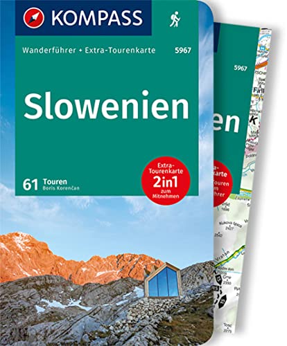 KOMPASS Wanderführer Slowenien, 61 Touren: mit Extra-Tourenkarte, GPX-Daten zum Download