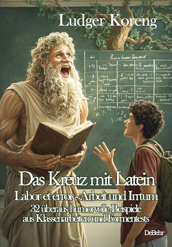 Das Kreuz mit Latein - Labor et error - Arbeit und Irrtum - 32 überaus humorvolle Beispiele aus Klassenarbeiten und Formentests von Verlag DeBehr
