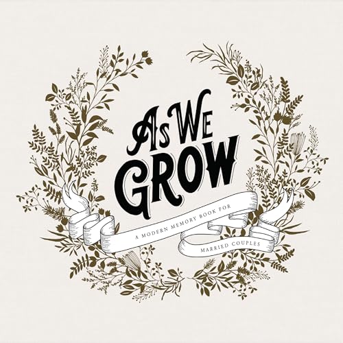 As We Grow: A Modern Memory Book for Married Couples von Paige Tate & Co