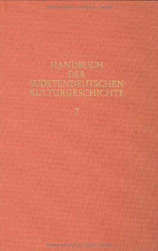 Handbuch der Sudetendeutschen Kulturgeschichte / Schönhengster Volkskunde von Oldenbourg Wissenschaftsverlag