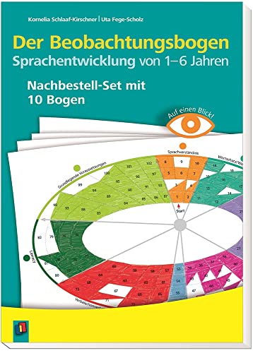 Der Beobachtungsbogen Sprachentwicklung von 1–6 Jahren: Nachbestell-Set mit 10 Bogen (Auf einen Blick) Der Beobachtungsbogen Sprachentwicklung von 1–6 Jahren: Nachbestell-Set mit 10 Bogen (Auf einen Blick)