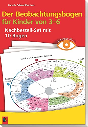 Der Beobachtungsbogen für Kinder von 3-6: Nachbestellset mit 10 Bogen (Beobachten und dokumentieren mit der Entwicklungsschnecke) von Verlag an der Ruhr GmbH