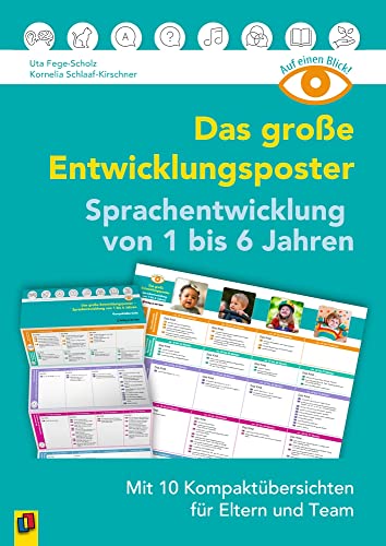 Das große Entwicklungsposter – Sprachentwicklung von 1 bis 6 Jahren: Mit 10 Kompaktübersichten für Eltern und Team (Beobachten und dokumentieren mit der Entwicklungsschnecke) Das große Entwicklungsposter – Sprachentwicklung von 1 bis 6 Jahren: Mit 10 Kompaktübersichten für Eltern und Team (Beobachten und dokumentieren mit der Entwicklungsschnecke)