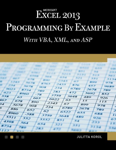Microsoft Excel 2013 Programming by Example with VBA, XML, and ASP (Computer Science)