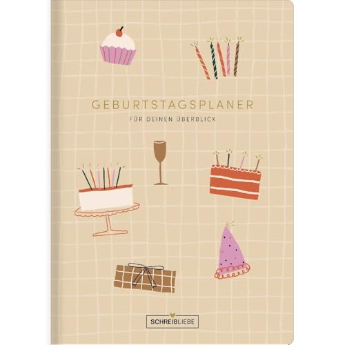 Geburtstagsplaner: Dein Alltagshelfer, Eintragbuch zum Ausfüllen, für Geburtstage und Geschenkideen 72 Seiten , 14,8 x 21 cm SchreibLiebe von Korsch Verlag GmbH