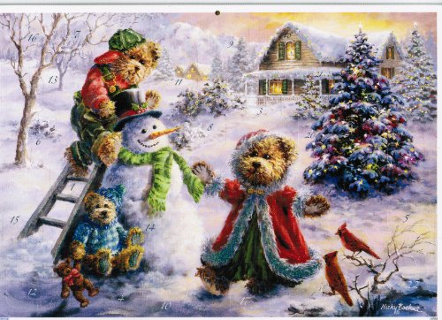 Teddys und Schneemann