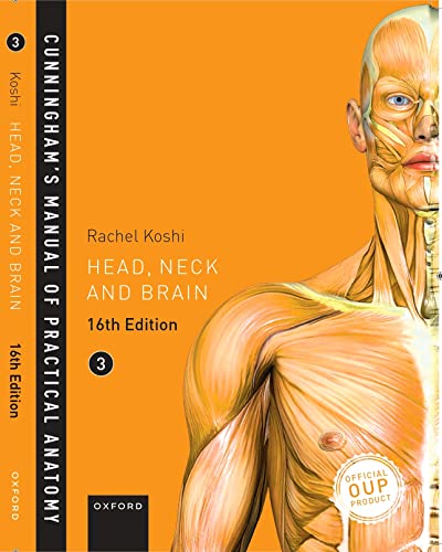 Cunningham's Manual of Practical Anatomy VOL 3 Head, Neck and Brain von Oxford University Press