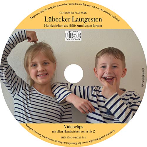 Lübecker Lautgesten: CD-ROM: Lesen lernen mit Handzeichen. Mini-Videos mit allen Lautgebärden
