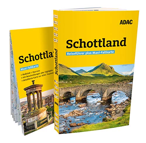 ADAC Reiseführer plus Schottland: Mit Maxi-Faltkarte und praktischer Spiralbindung