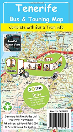 Tenerife Bus & Touring Map