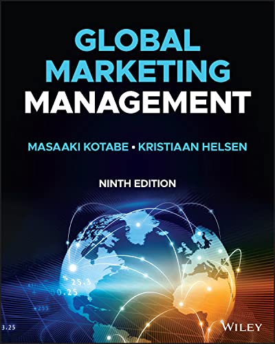 Global Marketing Management von John Wiley & Sons Inc