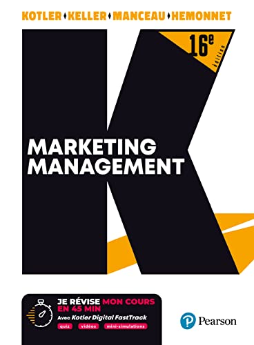 Marketing management - 16e édition + FastTrack: Livre + FastTrack (3 ans) von PEARSON