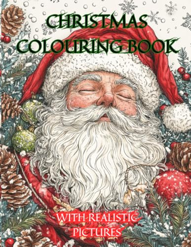 Christmas Themed Adult Colouring Book Holiday Coloring Book Stress Relief von Independently published