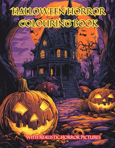 Halloween Horror Colouring Book For Adults With Realistic Pictures 80 Pages von Independently published