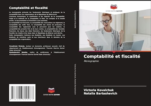 Comptabilité et fiscalité: Monographie von Editions Notre Savoir