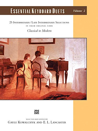 Essential Keyboard Duets, Volume 2: 25 Intermediate / Late Intermediate Selections in Their Original Form (Alfred Masterwork Edition: Essential Keyboard Repertoire)