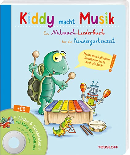 Kiddy macht Musik (+ CD): Ein Mitmach-Liederbuch für die Kindergartenzeit (Pappbilderbücher /Erste Bilderbücher)