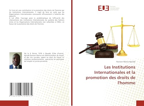 Les Institutions Internationales et la promotion des droits de l'homme von Éditions universitaires européennes