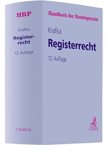 Registerrecht (Handbuch der Rechtspraxis: HRP)