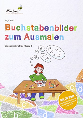 Buchstabenbilder zum Ausmalen: (1. Klasse)