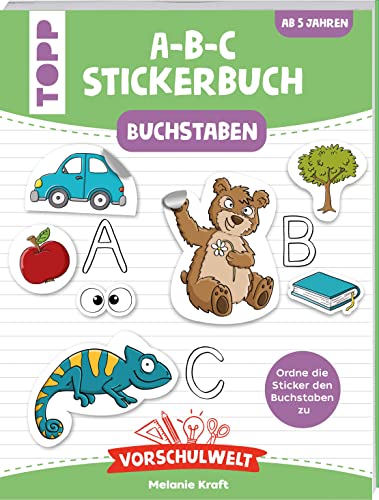 Vorschulwelt - Das A-B-C-Stickerbuch: Buchstaben von TOPP