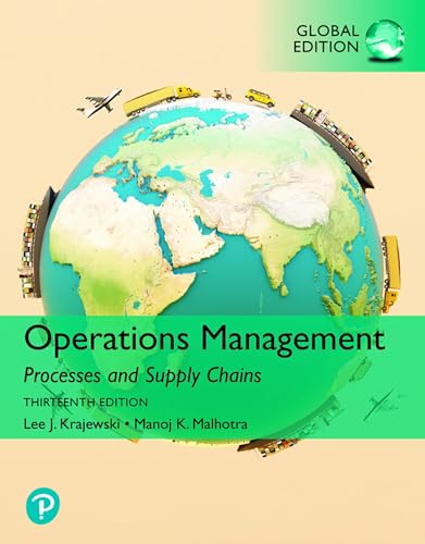 Operations Management: Processes and Supply Chains, Global Edition von Pearson