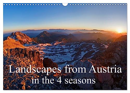 Landscapes from Austria in the 4 seasons (Wall Calendar 2025 DIN A3 landscape), CALVENDO 12 Month Wall Calendar: Beautyful pictures from Salzburg