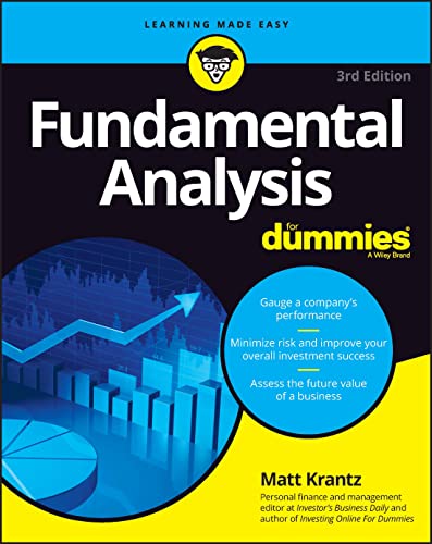 Fundamental Analysis for Dummies (For Dummies (Business & Personal Finance)) von John Wiley & Sons Inc
