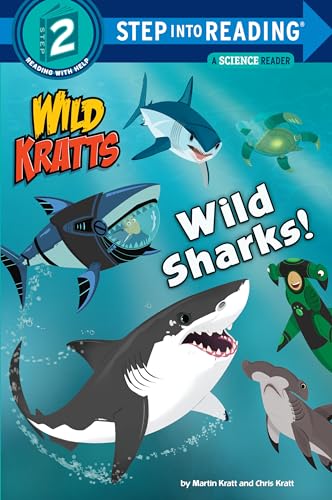 Wild Sharks! (Wild Kratts) (Step into Reading) von Random House Books for Young Readers