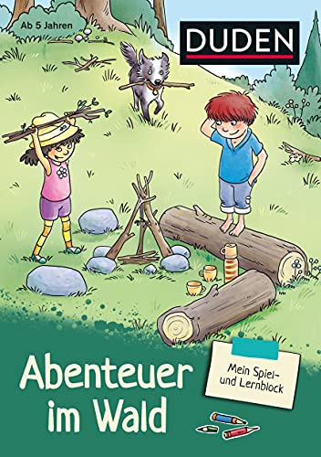 Mein Spiel- und Lernblock 1 - Abenteuer im Wald: Logisches Denken, Rätseln, Feinmotorik von Bibliograph. Instit. GmbH