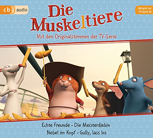 Die Muskeltiere – Hörspiel zur TV-Serie 02: Echte Freunde. Die Meisterdiebin. Nebel im Kopf. Gulli lass los. Die Muskeltiere – Hörspiel zur TV-Serie 02: Echte Freunde. Die Meisterdiebin. Nebel im Kopf. Gulli lass los.