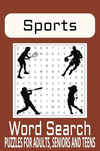 Sport Related Word Search Puzzle Book: Word Searches with Easy to Read Print about Sports, Athletics, and More | 6x9, 110 pages | 50+ Puzzles... Gift for Vacations, Holidays, and Free Times von Independently published
