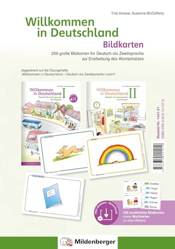Willkommen in Deutschland – Bildkarten: 250 große Bildkarten für Deutsch als Zweitsprache zur Erarbeitung des Wortschatzes