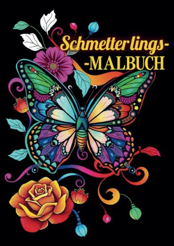 Schmetterlingsgarden - Ausmalbuch für Teenager und Erwachsene: Erwachsenen Malbuch von Independently published