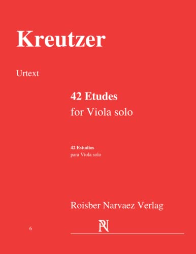 42 Etudes for Viola solo: Urtext Edition von Independently published
