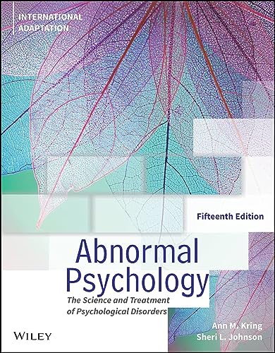 Abnormal Psychology: The Science and Treatment of Psychological Disorders, International Adaptation von Wiley