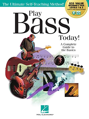Play Bass Today! All-In-One Beginner's Pack: Includes Book 1, Book 2, Audio & Video
