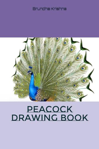 peacock drawing book von Independently published