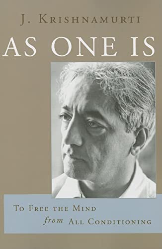 As One is: To Free the Mind from All Conditioning von Hohm Press