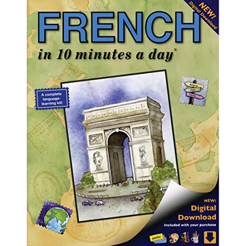 FRENCH in 10 minutes a day: French in 10 minutes a day (includes digital download)