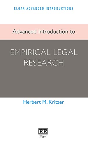 Advanced Introduction to Empirical Legal Research (Elgar Advanced Introductions)