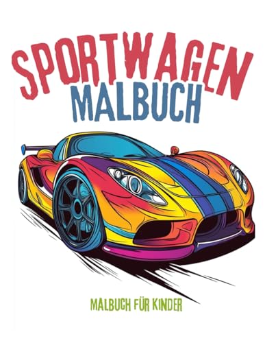 Sportwagen Malbuch
