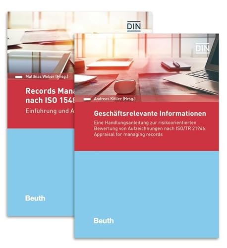 Paket Geschäftsrelevante Informationen und Records Management: "Geschäftsrelevante Informationen - Eine Handlungsanleitung zur risikoorientierten ... und Anleitung" (DIN Media Kommentar) von Beuth Verlag
