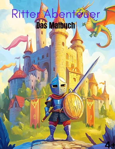 Ritter, Drachen & Burgen: Abenteuer zum Ausmalen! von Independently published