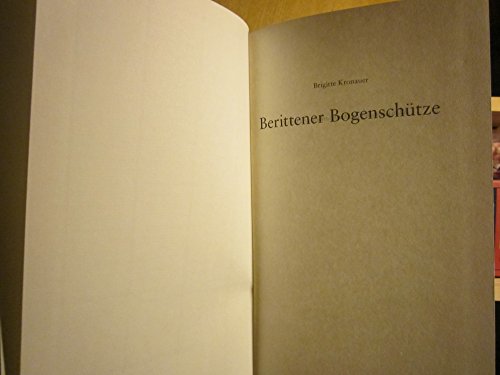 Berittener Bogenschütze. SZ-Bibliothek Band 62