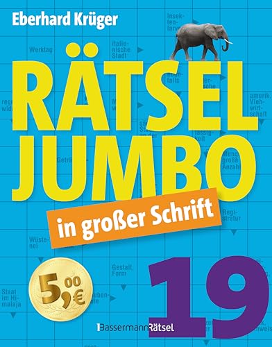 Rätseljumbo in großer Schrift 19 von Bassermann Verlag